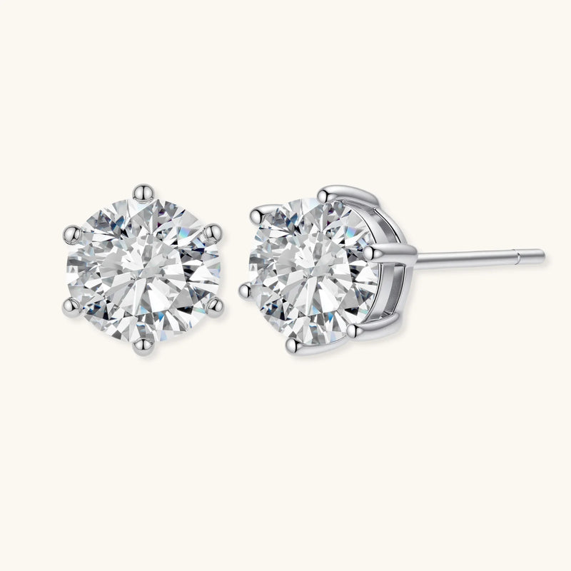 Brilliant Moissanite Studs