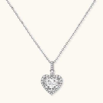 Heart of Light Moissanite Necklace