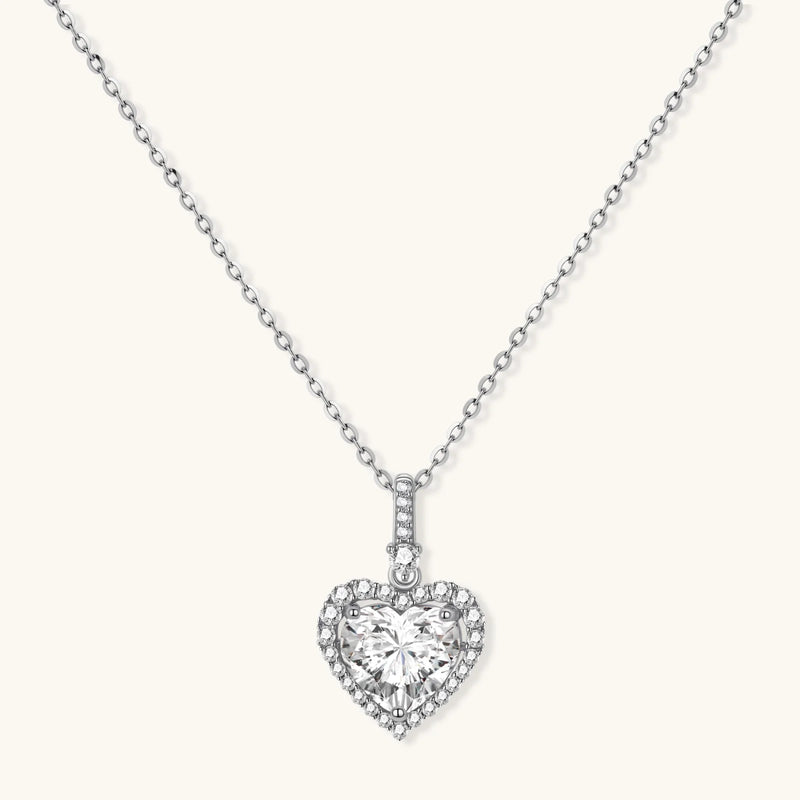 Heart of Light Moissanite Necklace