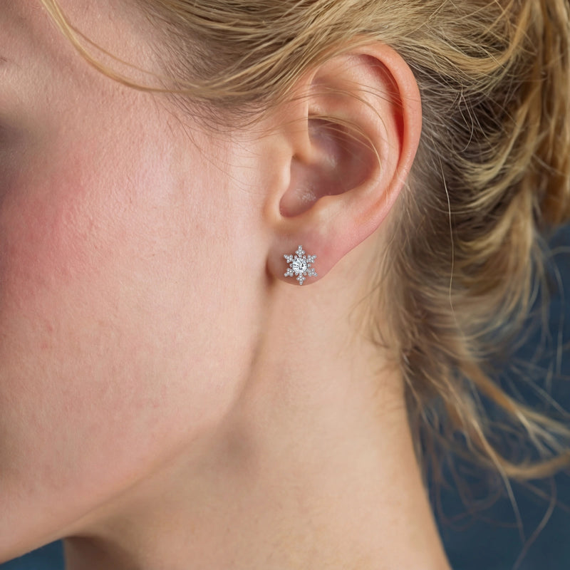 Flurry Moissanite Studs