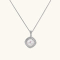 Halo Pearl Statement Necklace