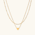 Layered Heart Necklace