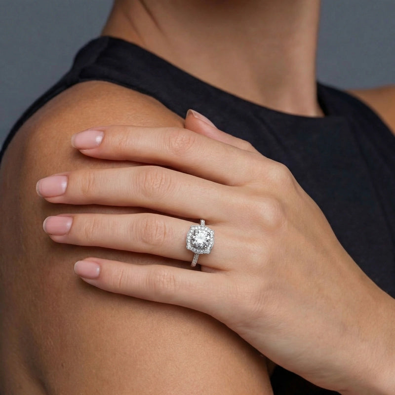 Monarch Moissanite Ring