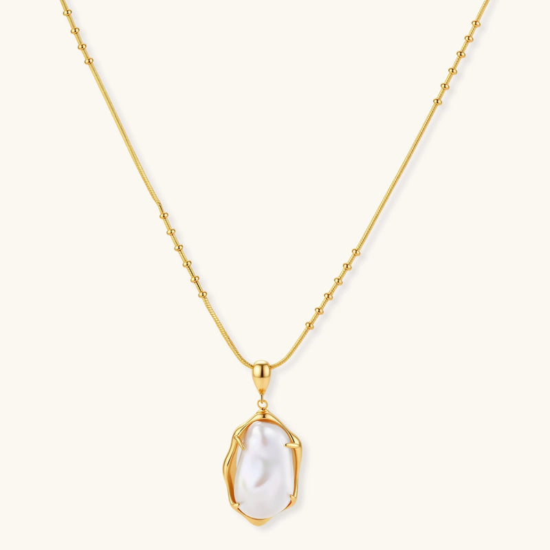 Baroque Pearl Pendant Necklace