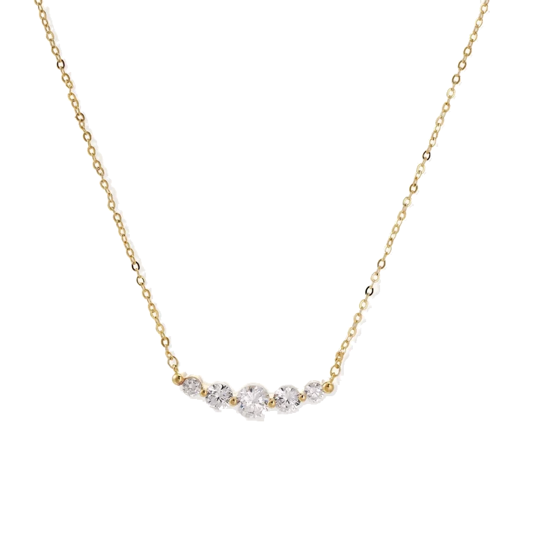 Golden Arc Necklace